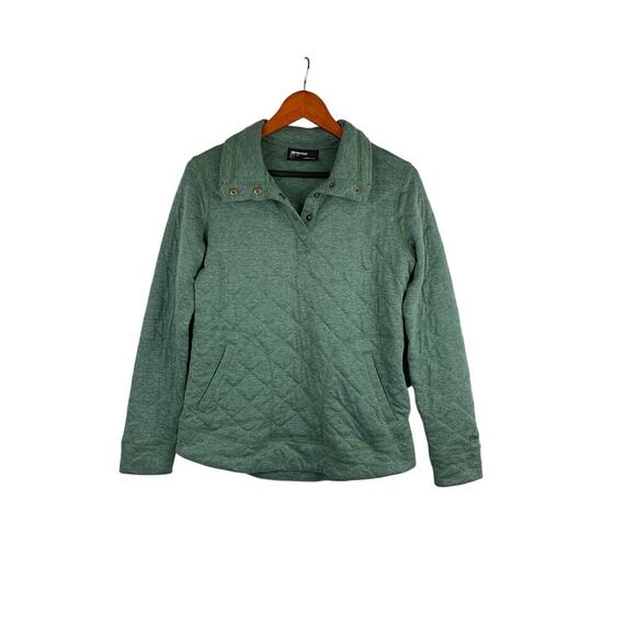 Women’s Marmot Green Quilted Pullover, Size S - Picture 1 of 7